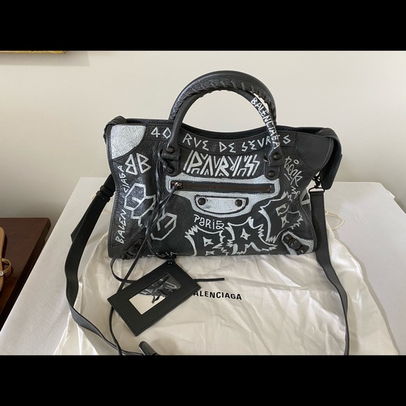 ❌SOLD❌ BALENCIAGA Classic City AJ Graffiti Bag - Picture 2 of 8